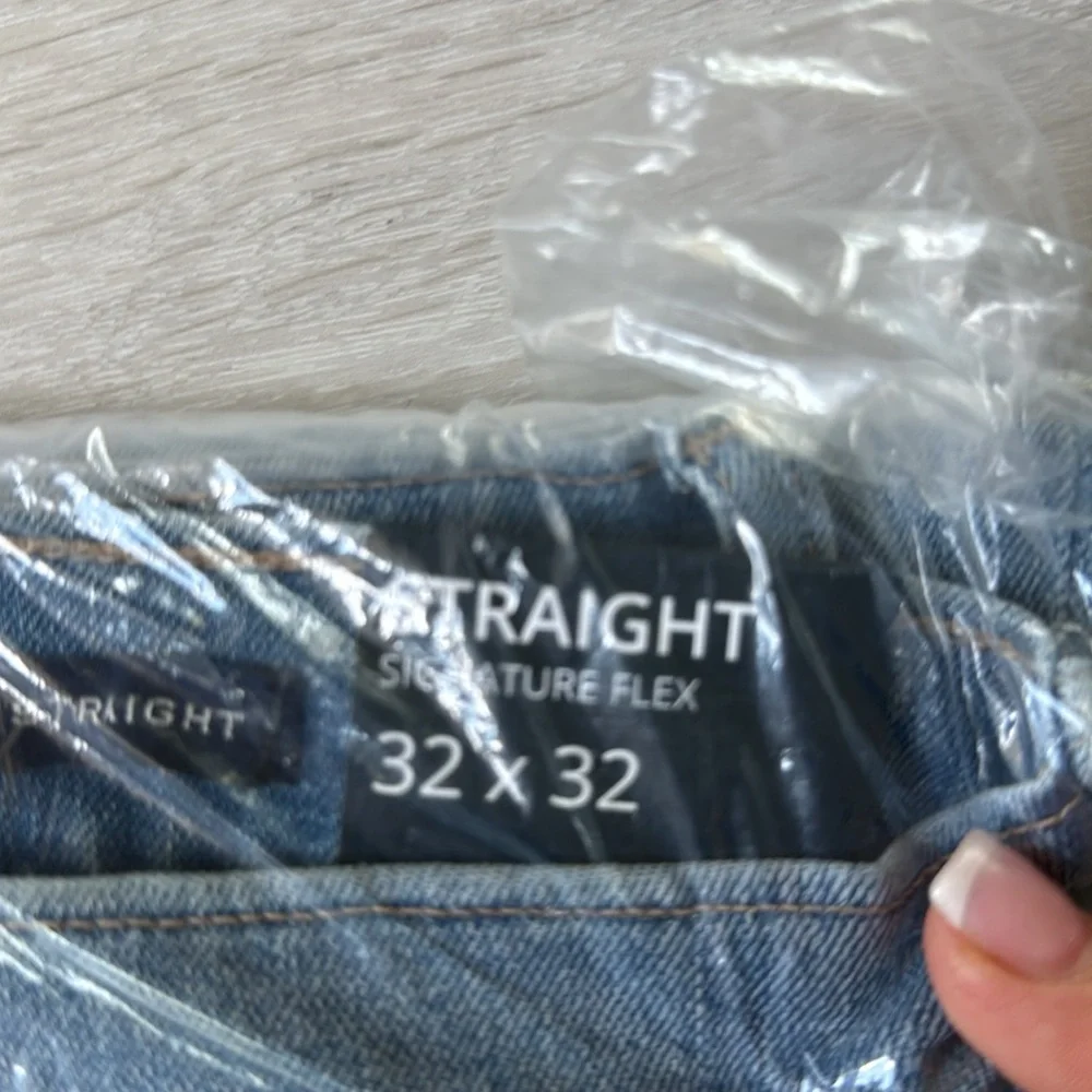 J.Crew,‎ Straight-fit jean in signature flex blue 32/32 NWT in packaging